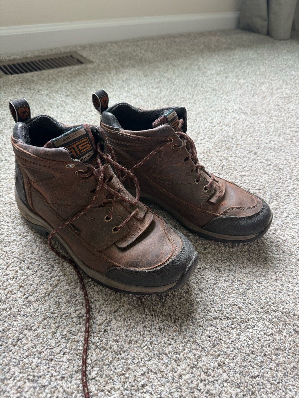 Ariat Women’s Brown Leather Waterproof Boots